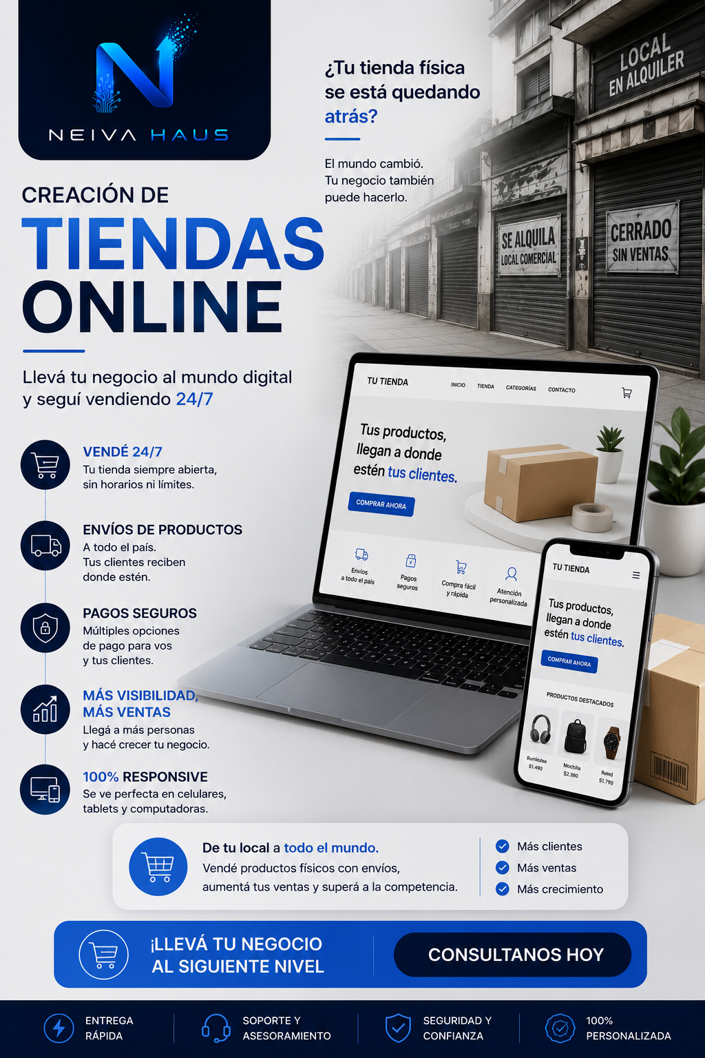 Creación de tiendas online